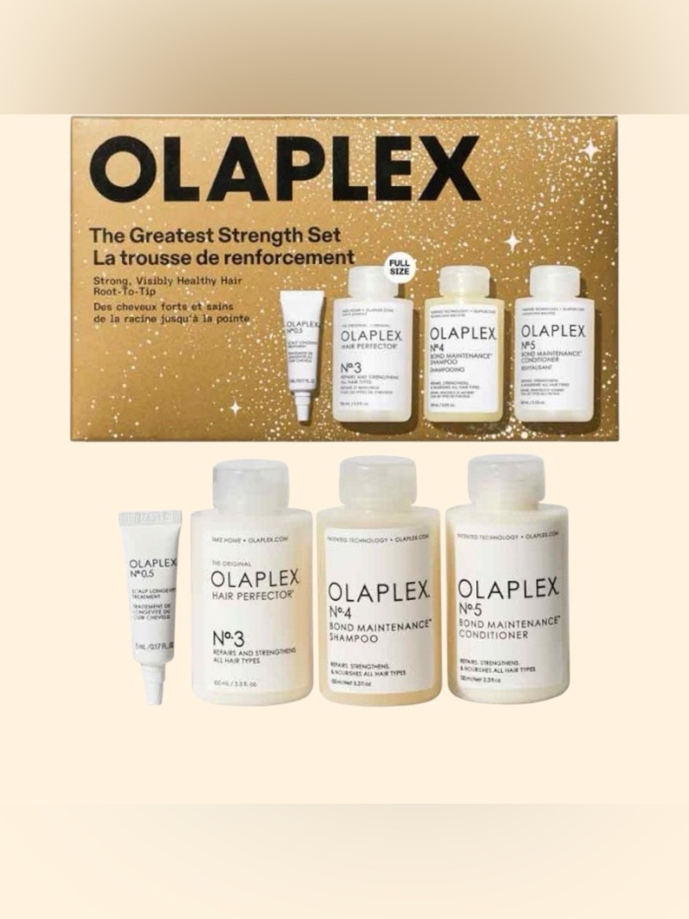 Olaplex • The Greatest Strength Hair Repair Set • Full Size Gift Set •New in Box